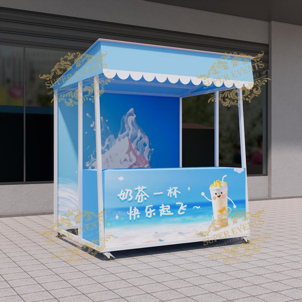Mobile Promotion Kiosk Market Stall Trellis Night Market Commercial Trade Show Stall Booth