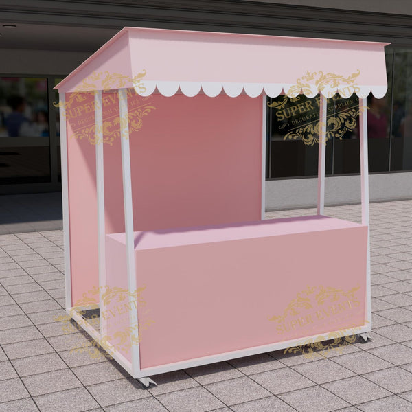 Mobile Promotion Kiosk Market Stall Trellis Night Market Commercial Trade Show Stall Booth
