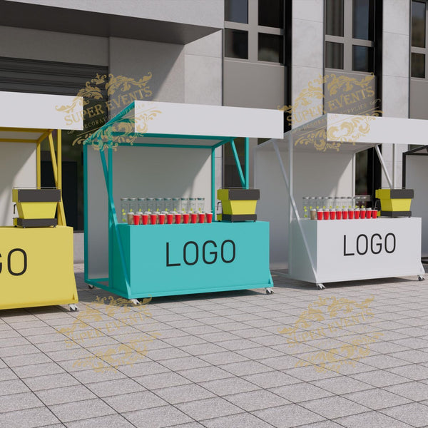 Mobile Promotion Kiosk Market Stall Trellis Night Market Commercial Trade Show Stall Booth