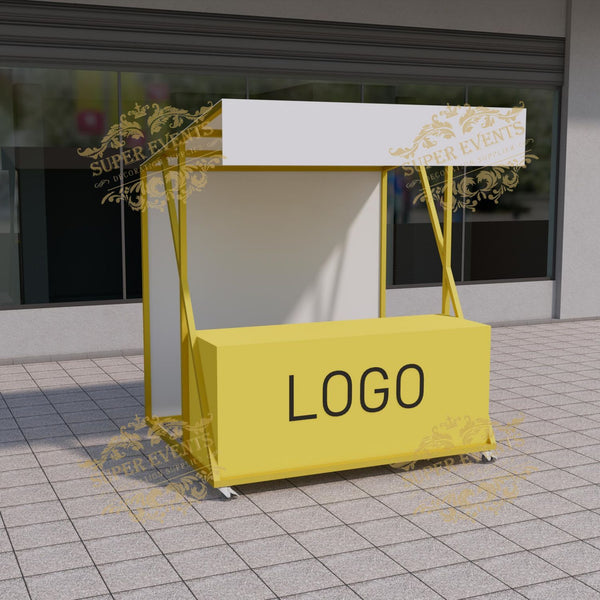 Mobile Promotion Kiosk Market Stall Trellis Night Market Commercial Trade Show Stall Booth