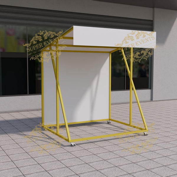 Mobile Promotion Kiosk Market Stall Trellis Night Market Commercial Trade Show Stall Booth