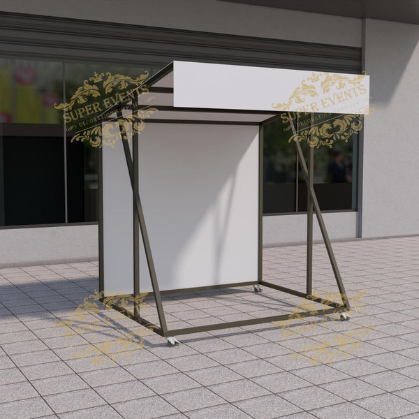 Mobile Promotion Kiosk Market Stall Trellis Night Market Commercial Trade Show Stall Booth
