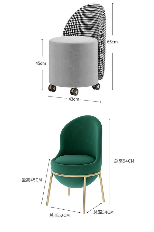 Modern Nail Salon Furniture Nail Desk Manicure Table and Chair Set