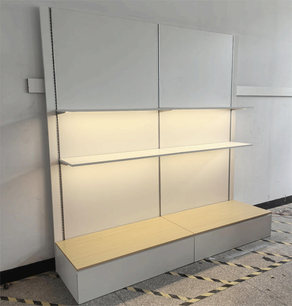 Custom Shoes Display Shelves Wall Mount Handbag Display Stand