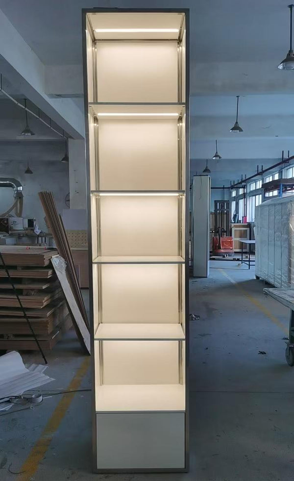 Custom Shoes Display Shelves Wall Mount Handbag Display Stand