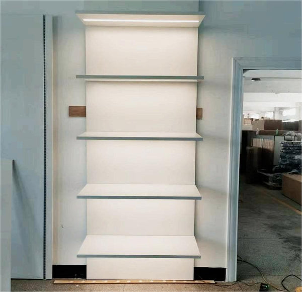 Custom Shoes Display Shelves Wall Mount Handbag Display Stand