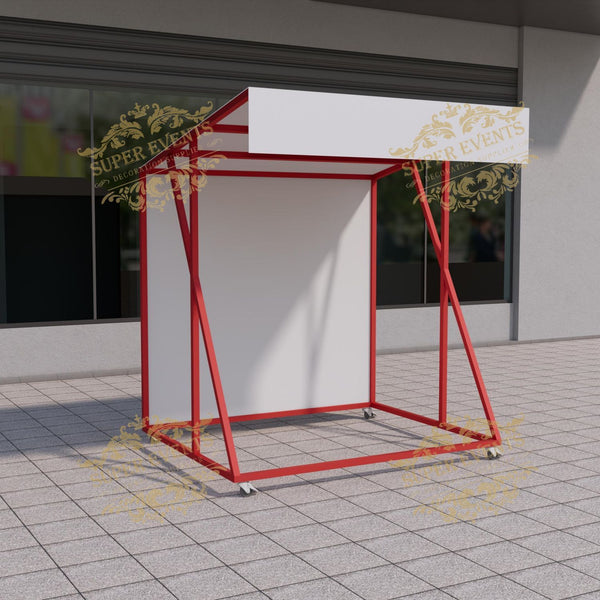 Mobile Promotion Kiosk Market Stall Trellis Night Market Commercial Trade Show Stall Booth