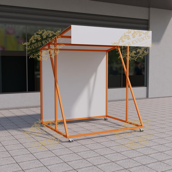 Mobile Promotion Kiosk Market Stall Trellis Night Market Commercial Trade Show Stall Booth