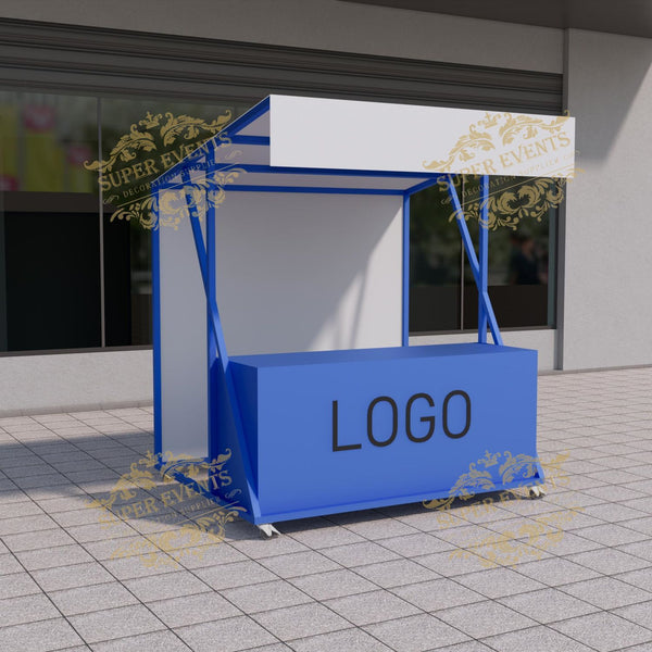 Mobile Promotion Kiosk Market Stall Trellis Night Market Commercial Trade Show Stall Booth