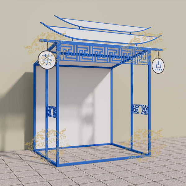 Mobile Promotion Kiosk Market Stall Trellis Night Market Commercial Trade Show Stall Booth