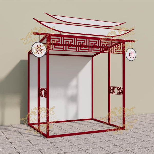 Mobile Promotion Kiosk Market Stall Trellis Night Market Commercial Trade Show Stall Booth