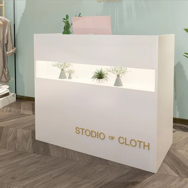 Clothing Store Modern Retail Cash Reception Desk Checkout Counters
