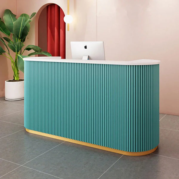 Cheap Small White Modern Office Front Counter Salon Reception Desk