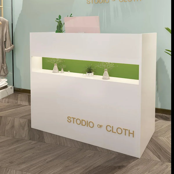Clothing Store Modern Retail Cash Reception Desk Checkout Counters