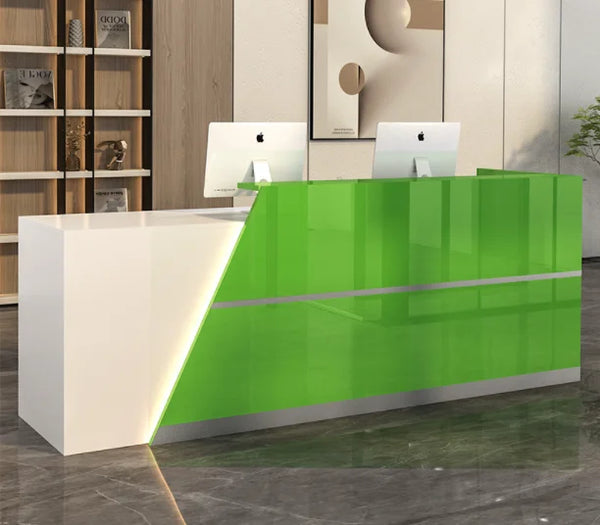 Custom Luxury Salon Reception Counter Furniture Retail Clothing Store Front Desk