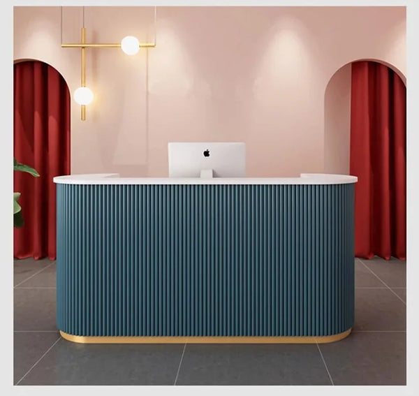 Modern Small Front Reception Desk Beauty Salon Front Desk for Boutique