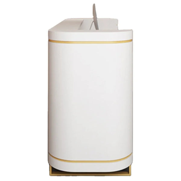 Simple Design Modern Portable White Reception Shop Counter Hotel Reception Desk