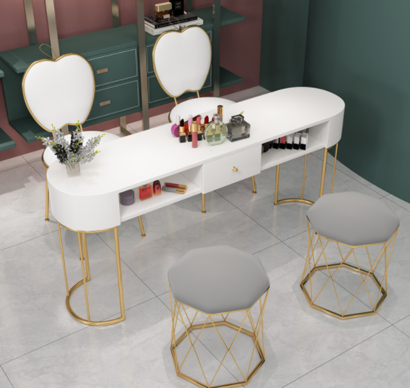 Modern Nail Salon Furniture Nail Desk Manicure Table and Chair Set