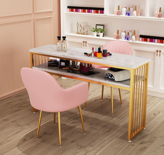 Modern Nail Salon Furniture Nail Desk Manicure Table and Chair Set