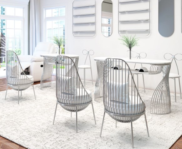 Modern Nail Salon Furniture Nail Desk Manicure Table and Chair Set