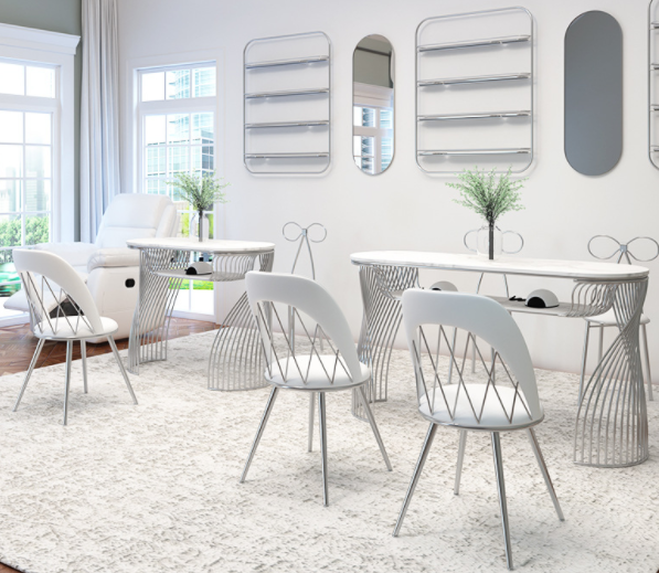 Modern Nail Salon Furniture Nail Desk Manicure Table and Chair Set