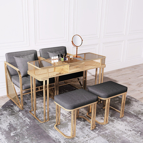 Modern Nail Salon Furniture Nail Desk Manicure Table and Chair Set