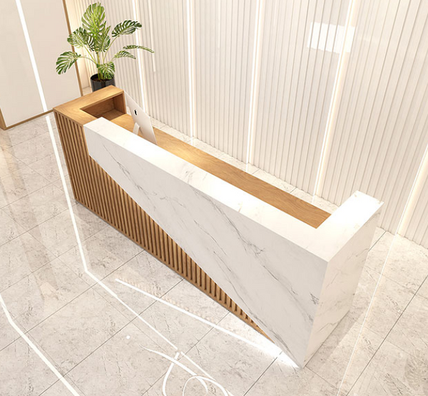 Modern Hotel Office Reception Desk Beauty Salon Front Reception Desk