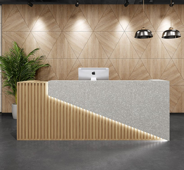 Modern Hotel Office Reception Desk Beauty Salon Front Reception Desk