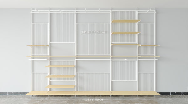 Wall Mounted Display Rack for Retail Menswear Store