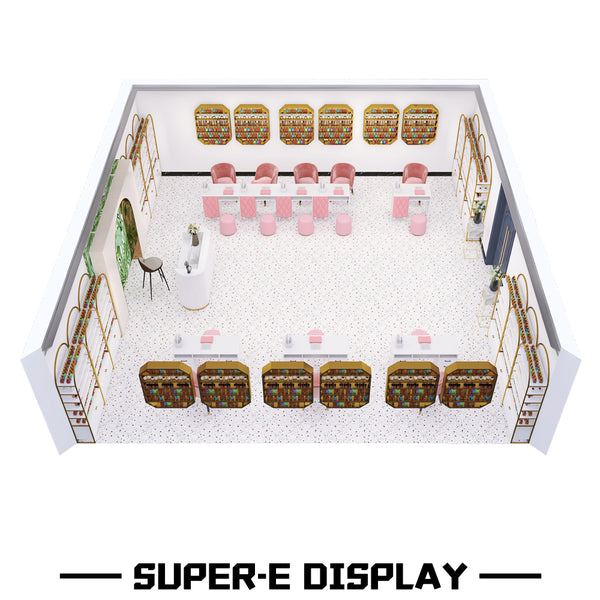 Modern Nail Salon Furniture Nail Desk Manicure Table and Chair Set