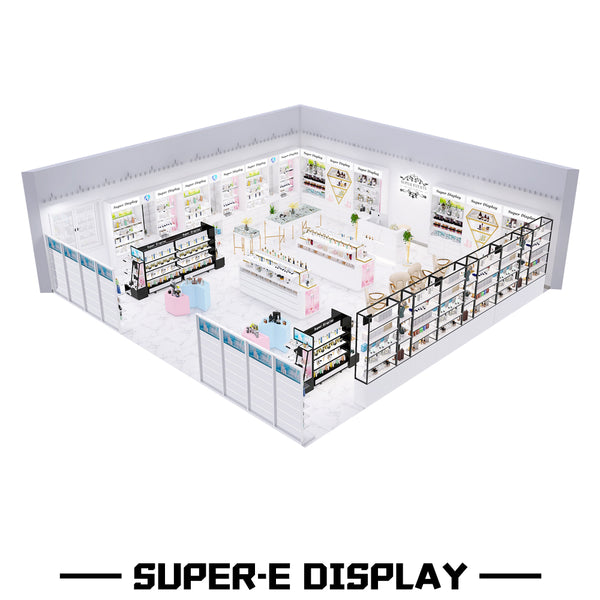 POS Pharmacy Gondola Display Stands
