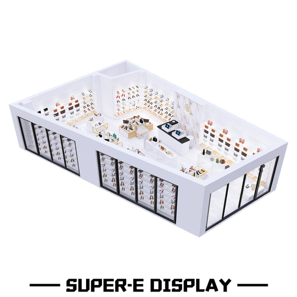 Unique Modular Wall Mounted Clothing Rack for Retail Shop