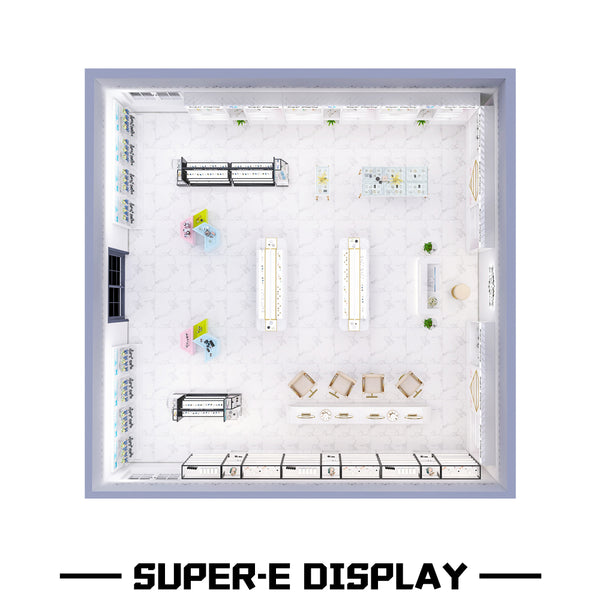 POS Pharmacy Gondola Display Stands