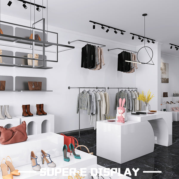 Shoe and bag store scene
