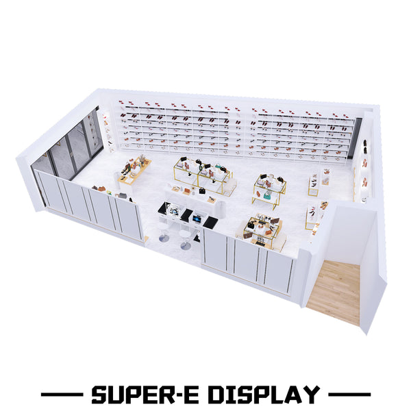 Unique Modular Wall Mounted Clothing Rack for Retail Shop