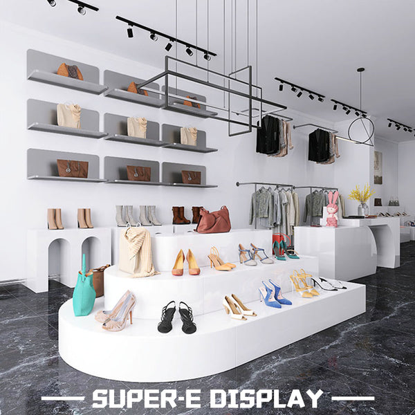 Shoe and bag store scene