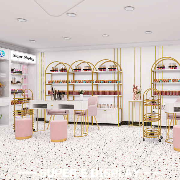 Modern Nail Salon Furniture Nail Desk Manicure Table and Chair Set