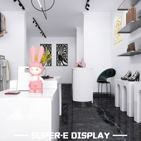 Shoe and bag store scene