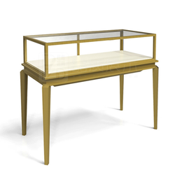 custom-made stainless steel jewelry display cabinets