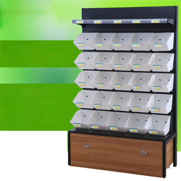 4 Tier Customized Clear Acrylic Display Candy Bin Box Case