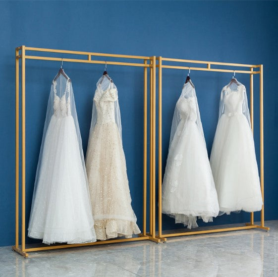 Custom Gold Elegant Wedding Dress Display Stand