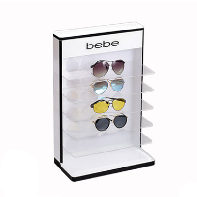 acrylic multi-layer transparent screen printing glasses display cabinet
