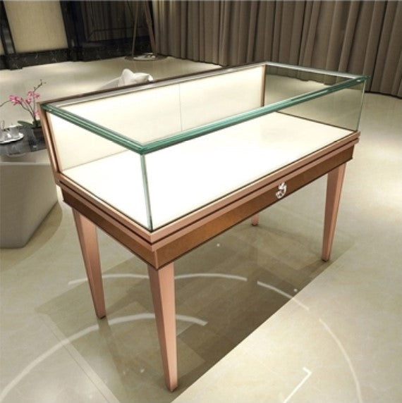 Jewelry interior display showcase cabinet