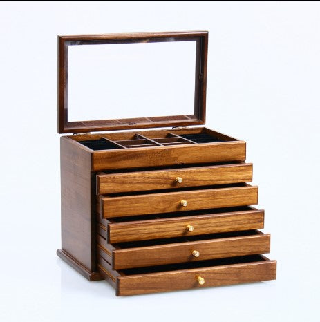 Fashion portable jewellery safe box
