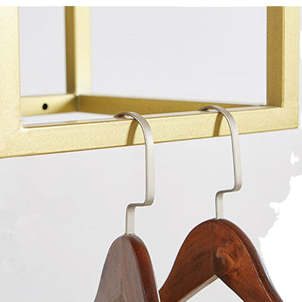 Gold Wall Rack Clothing Hanger for Clothing Store