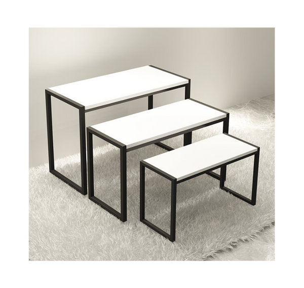White Island Rack Shoe Bag Display Table