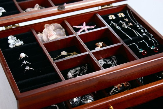 Fashion portable jewellery safe box
