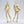 Load image into Gallery viewer, Gold Fiberglass Full Body Female Mannequins