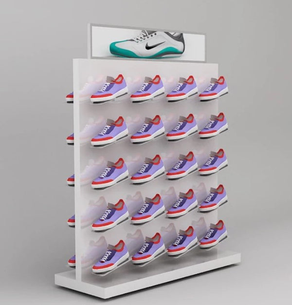 Hot Modern Retail Metal Shoe Display Rack Shelf