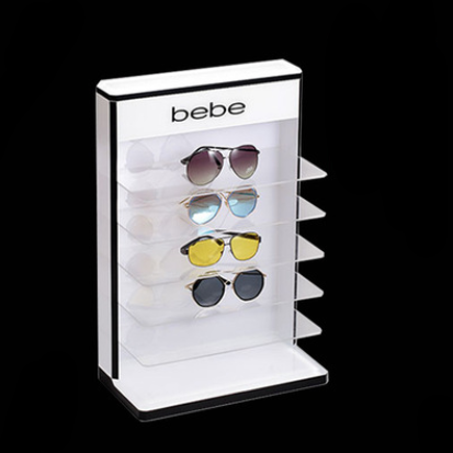 acrylic multi-layer transparent screen printing glasses display cabinet
